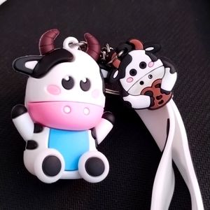 Cute Cartoon Cow Doll Keychain Pendant Popular Sale